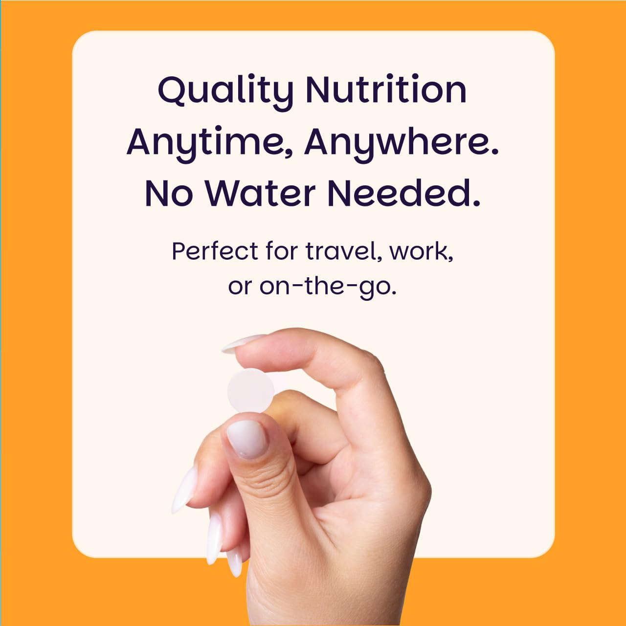 EZ Melts B6 50 mg tablet dissolving in water, quick release of flavor.