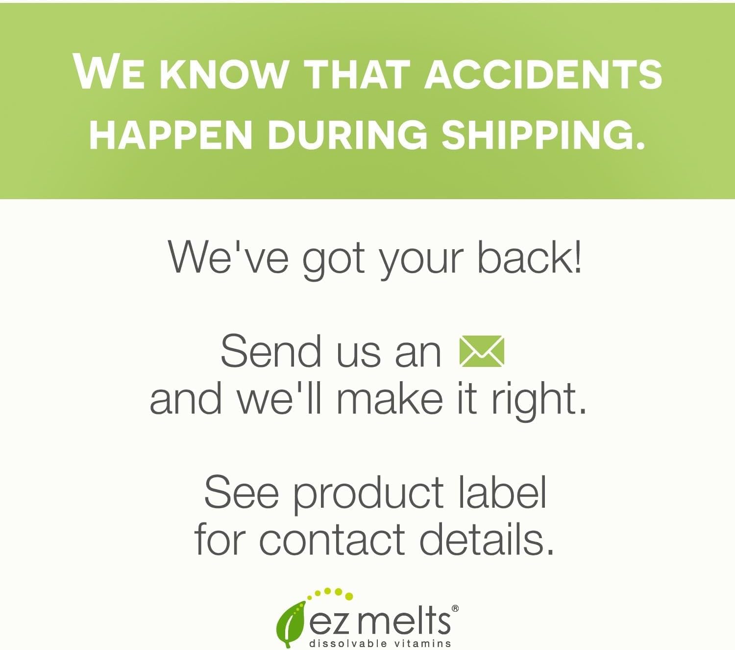 EZ Melts bottle and packaging on desk for everyday routines.