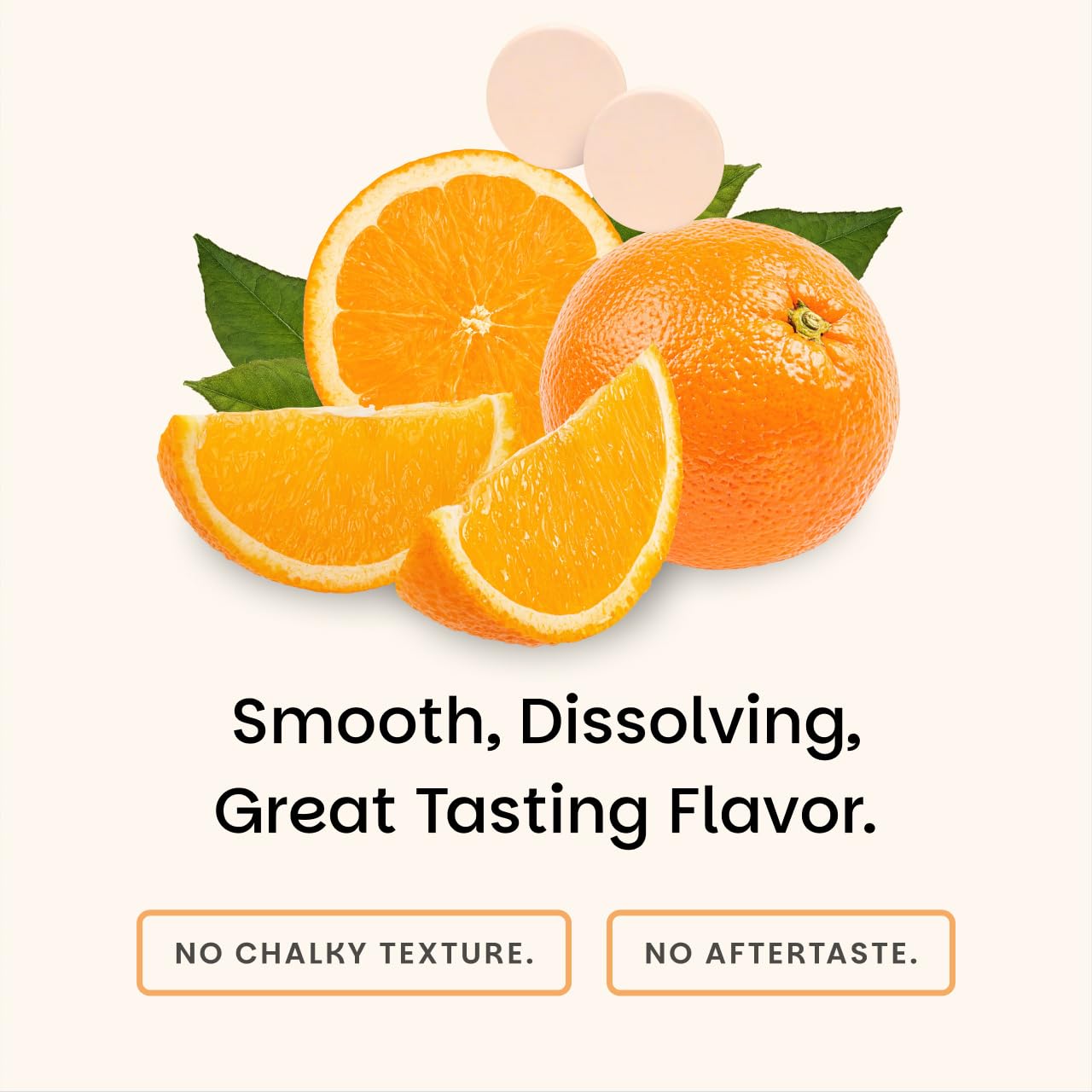 EZ Melts daily routine with two dissolvable tablets.