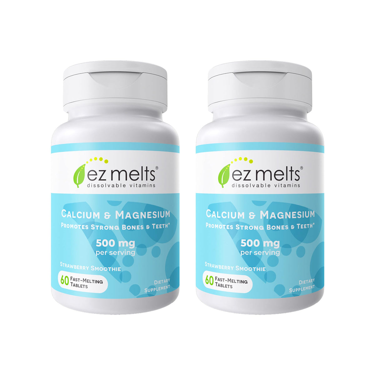 EZ Melts dissolvable calcium magnesium box for easy daily intake