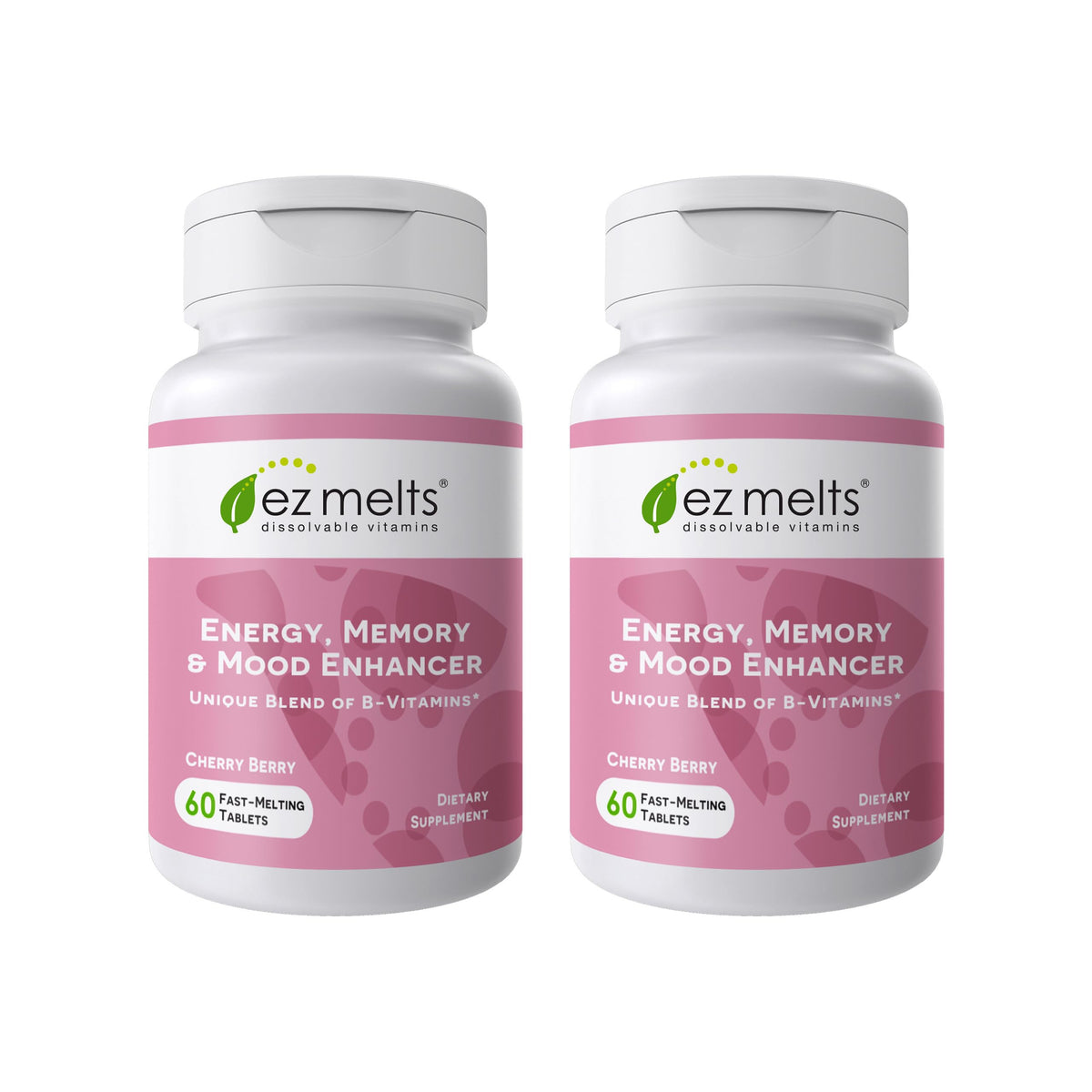 EZ Melts dissolvable energy bottle—jitter-free boost for focus and daytime energy.