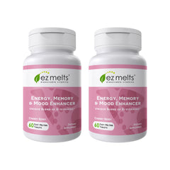 EZ Melts dissolvable energy bottle—jitter-free boost for focus and daytime energy.
