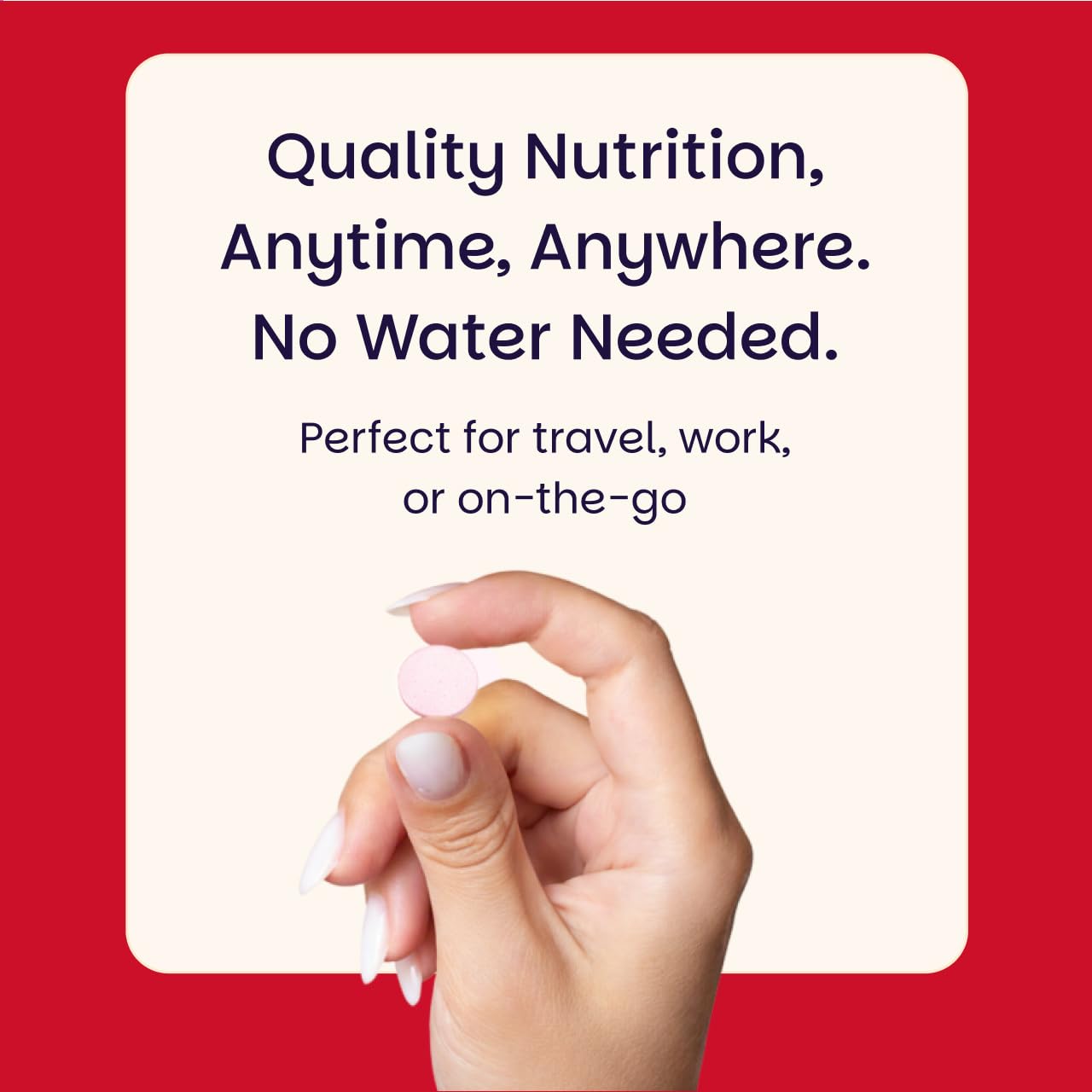 EZ Melts bottle images hint at hair and nails health benefits in daily use.