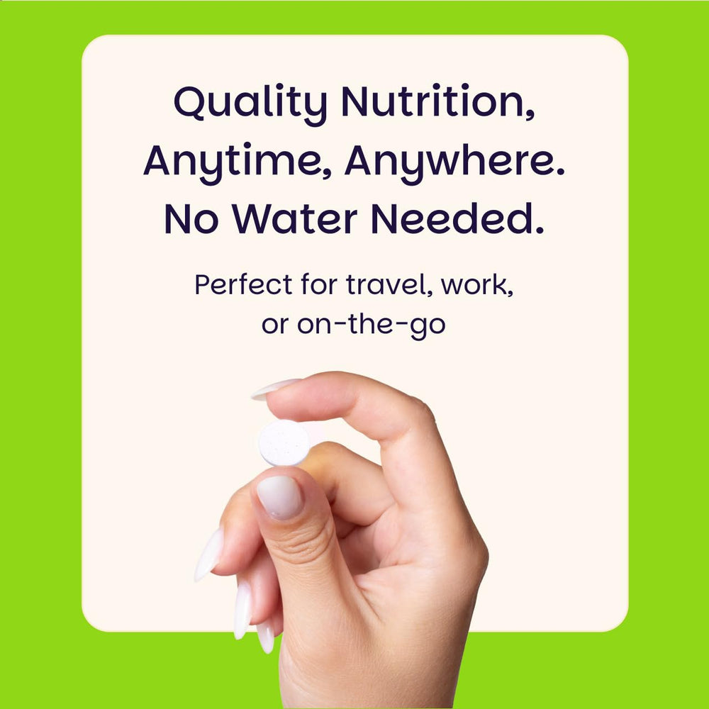 Green apple flavor provides a refreshing daily option
