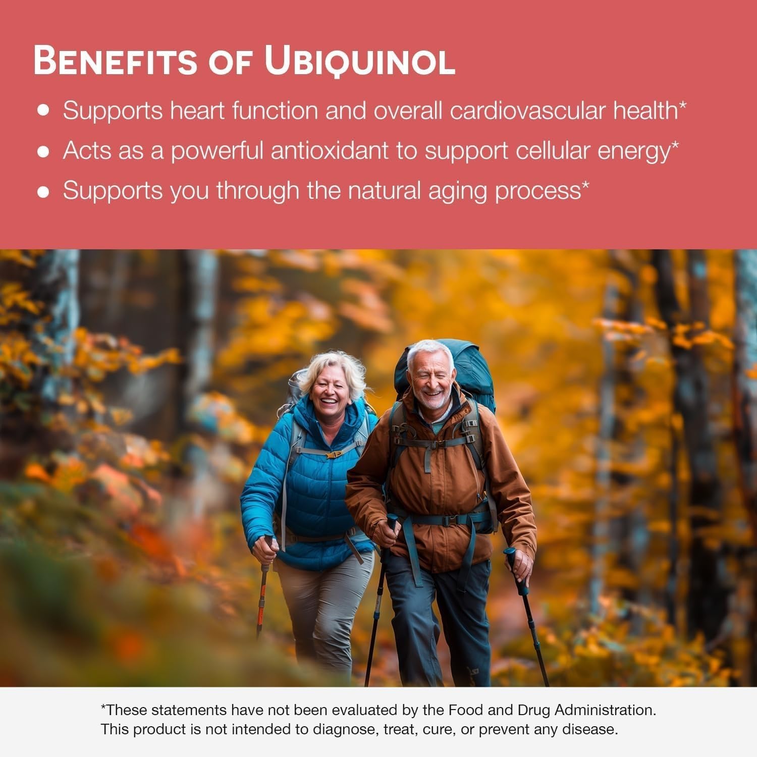 EZ Melts ubiquinol for heart health support in a bioavailable form.