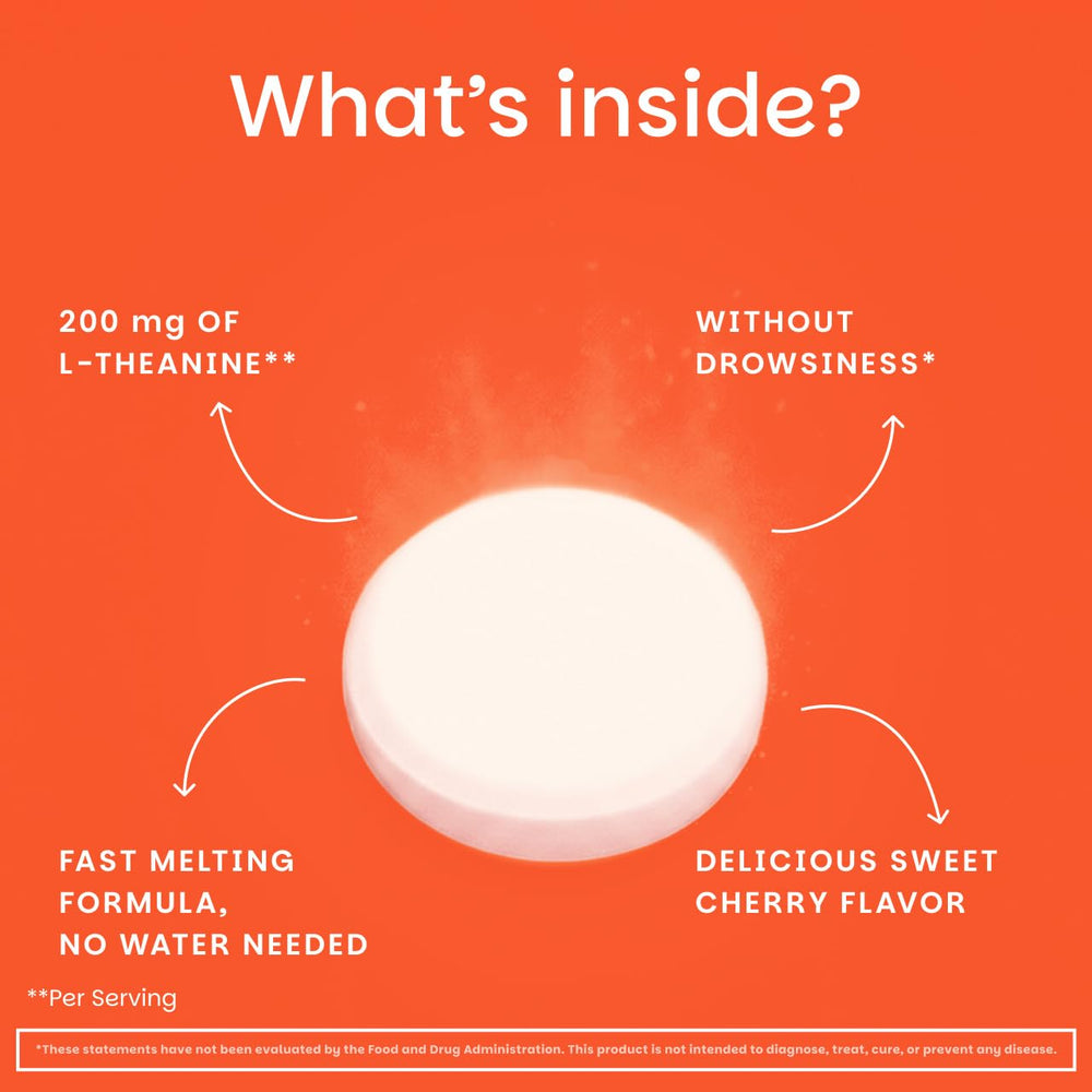 EZ Melts L-Theanine helps maintain focus during busy tasks