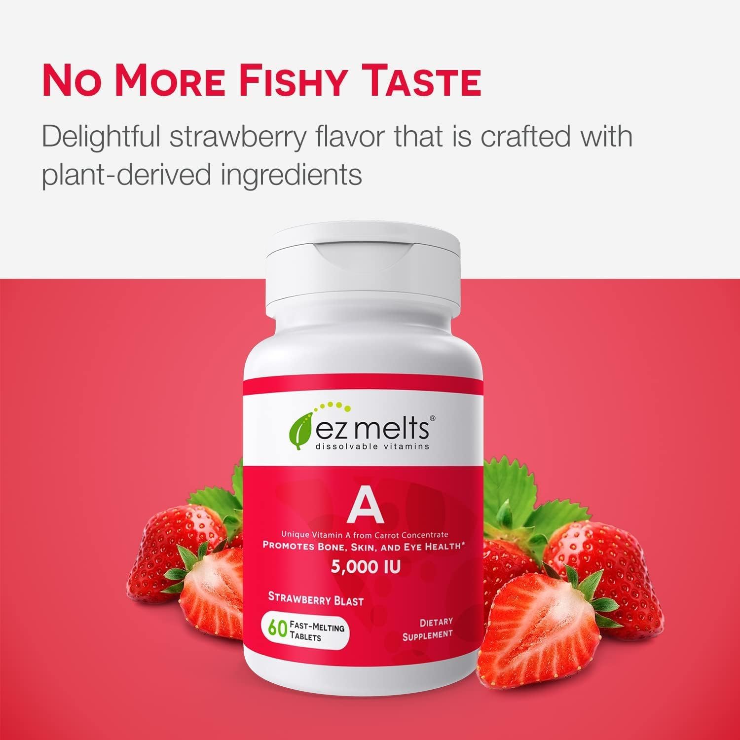 EZ Melts vitamin A manufactured in USA in a Florida facility.
