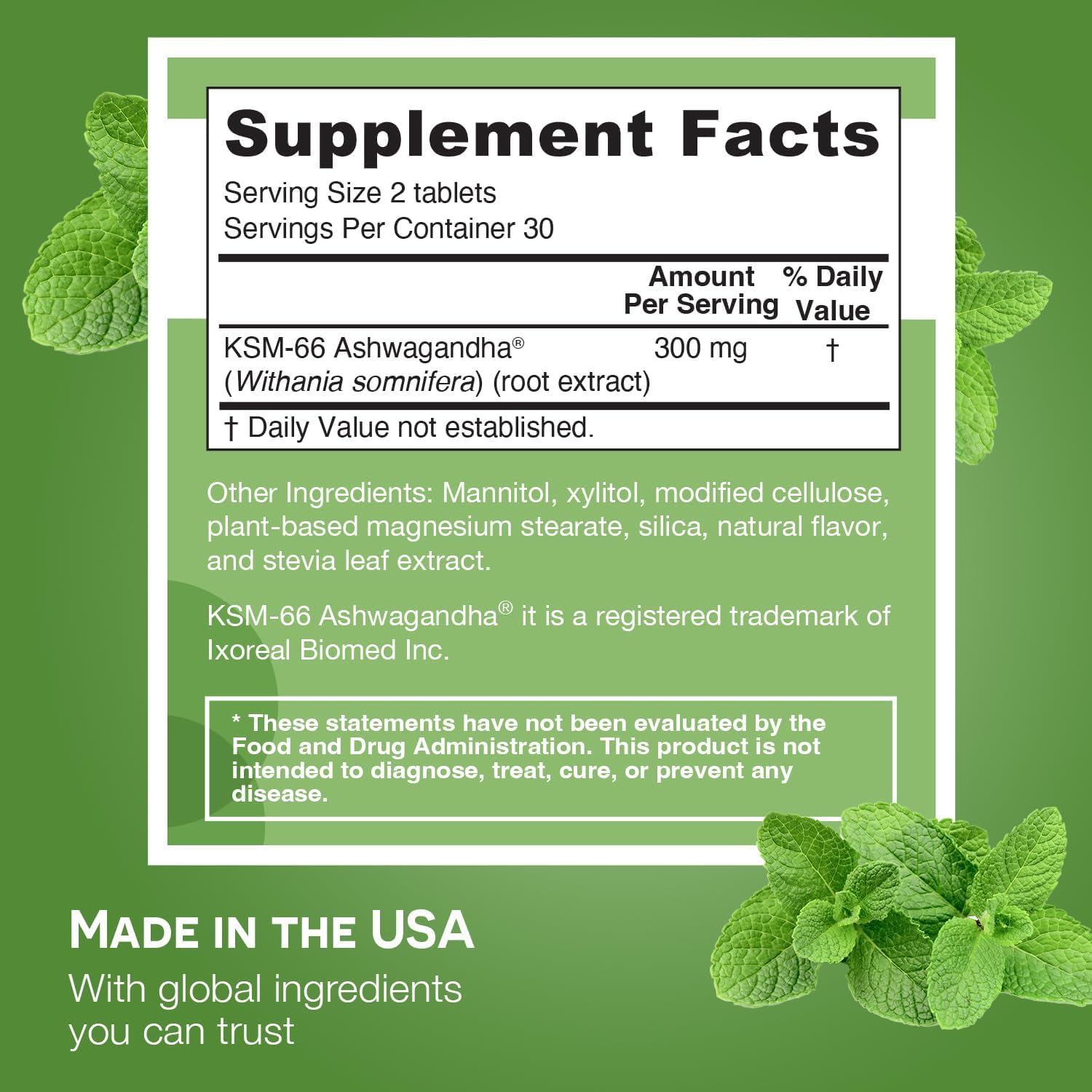 EZ Melts peppermint chill tablets close-up for fast-melting support