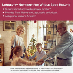Close-up of sugar-free label on EZ Melts resveratrol package for a mindful choice.