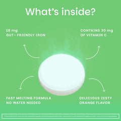 Sugar-free EZ Melts packaging highlights clean ingredients