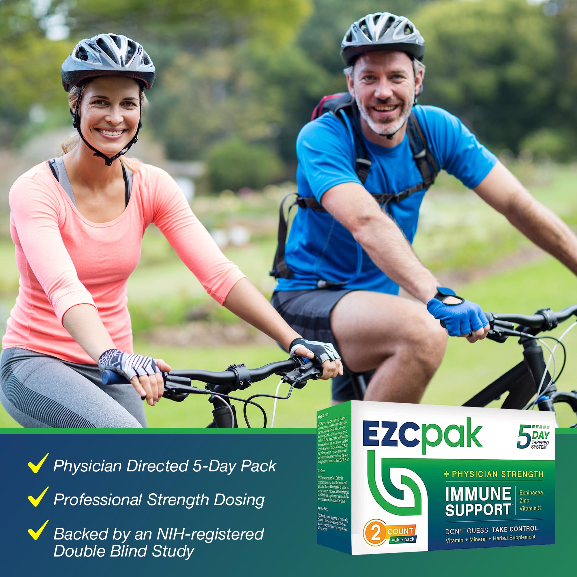 EZC Pak two-pack box display for ongoing use