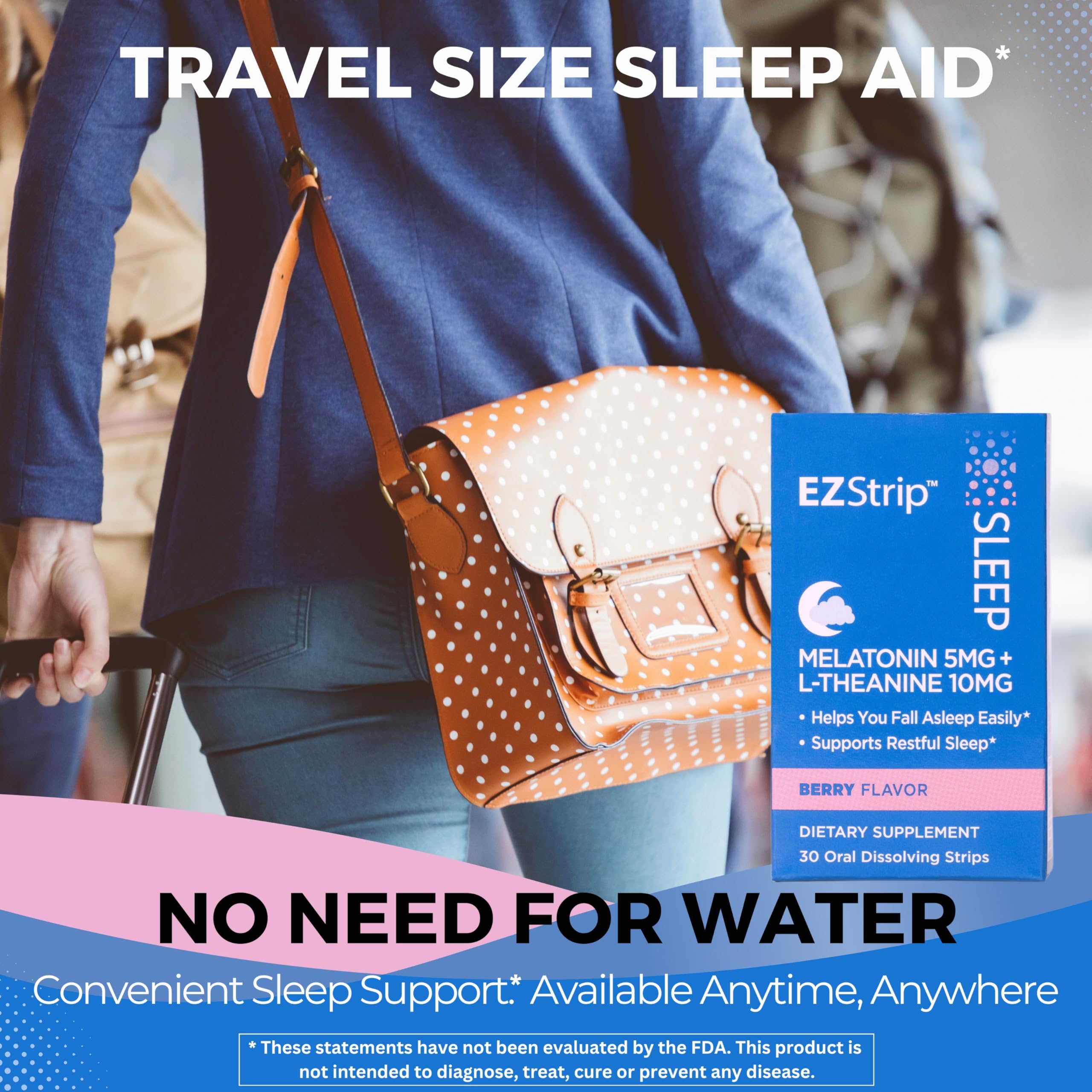 EZStrip Sleep Aid made in USA in FDA-registered facility