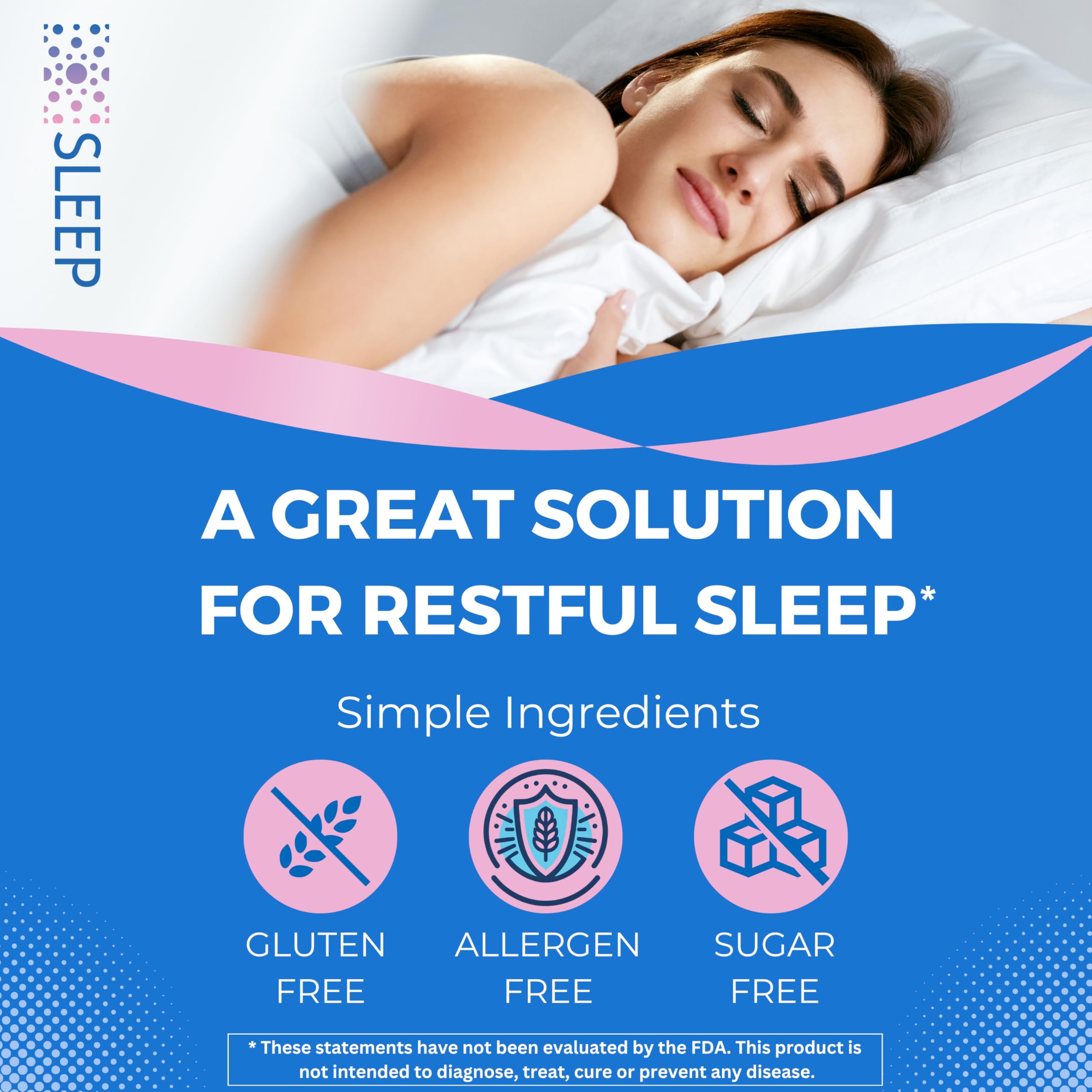 EZStrip Sleep Aid berry strip pack for travel and on-the-go evenings