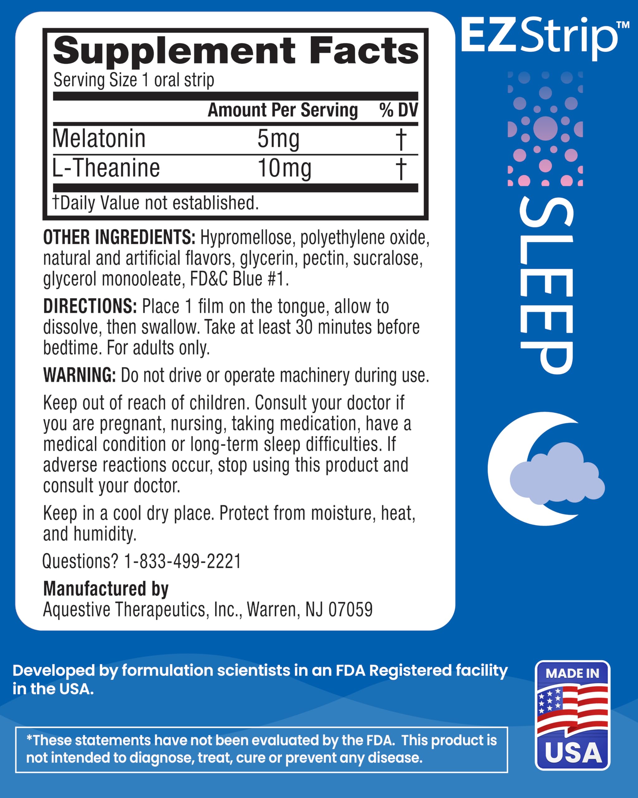 EZStrip Sleep Aid travel pack convenient for trips