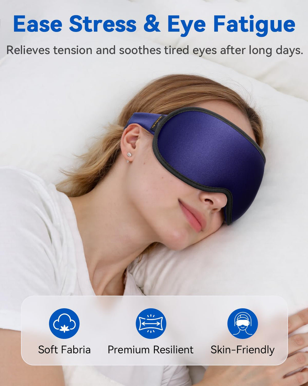 FACEMOON Breathable Material keeps skin cool during long naps