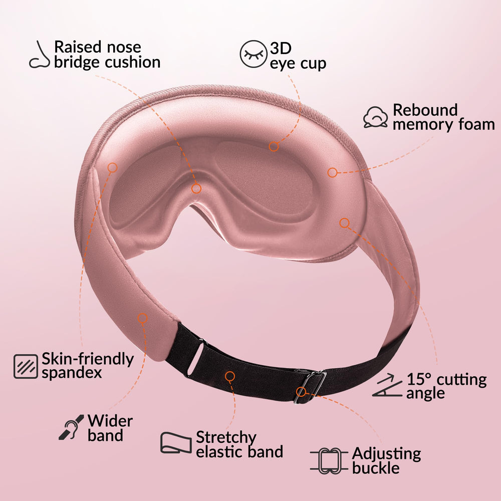 Facemoon wide earband reduces ear pressure for long sleep sessions