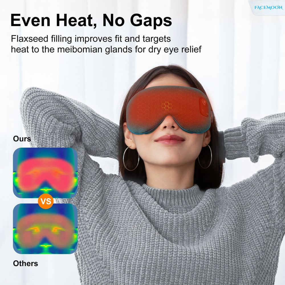 FACEMOON ergonomic-fit contouring eyelids for targeted warmth