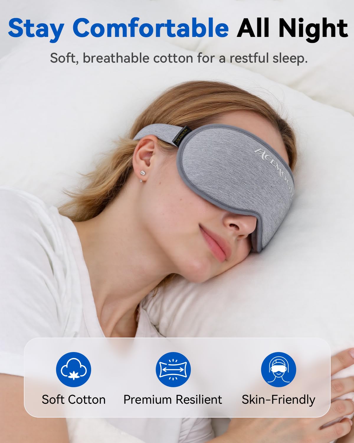 FACEMOON instrucciones de cuidado para lavado a mano