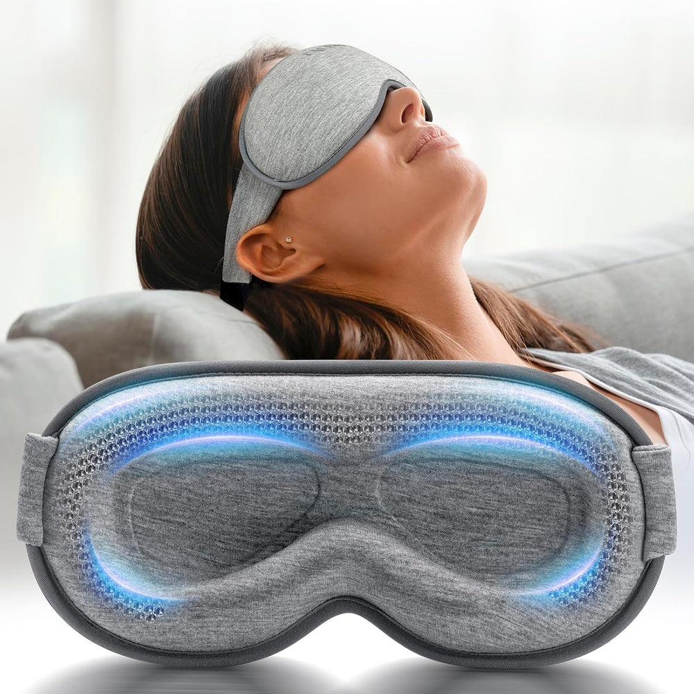 FACEMOON mascarilla de ojos pesados para dormir ofrece peso suave para dormir más rápido