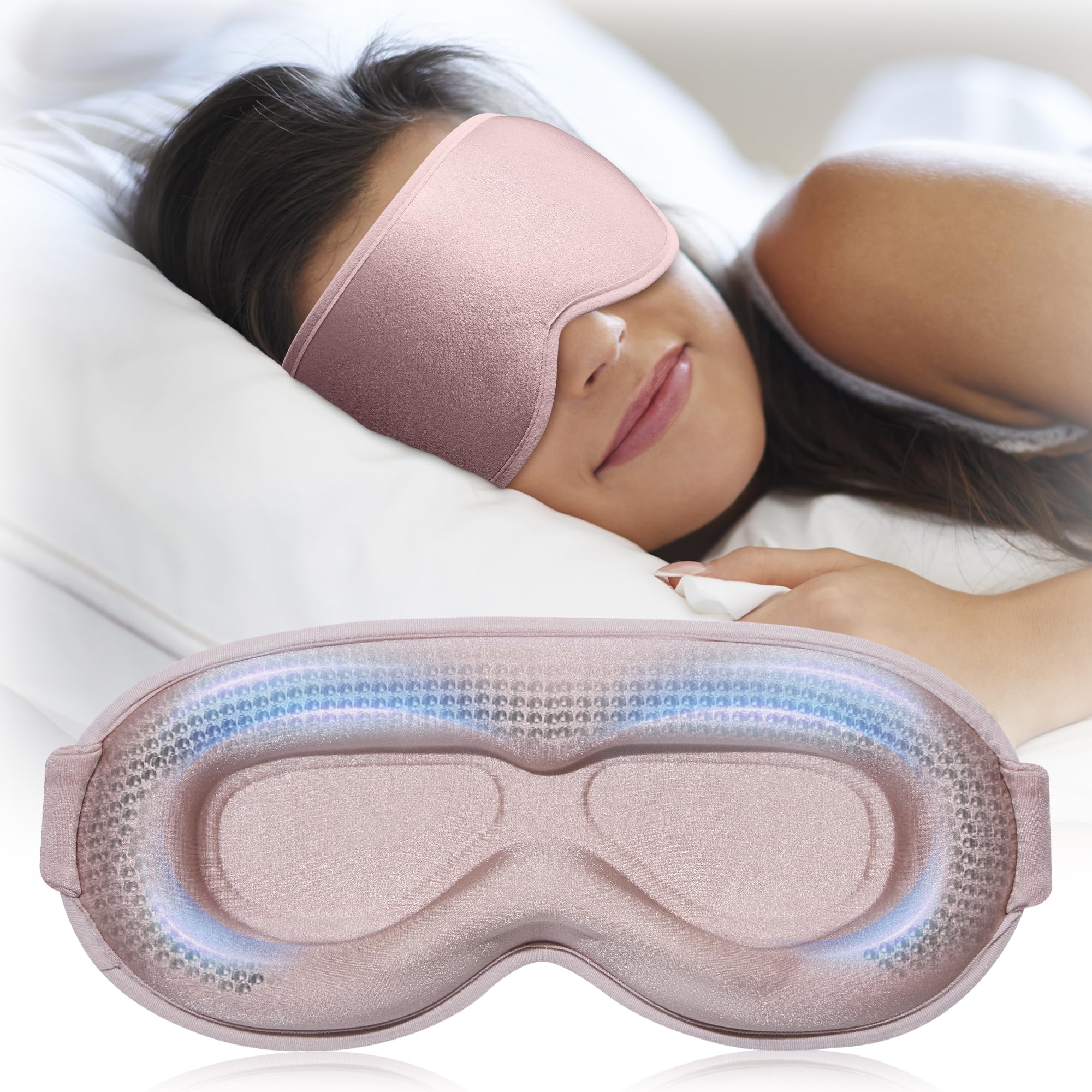 FACEMOON mascarilla pesada 3D para sueño profundo.