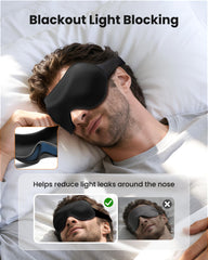 FACEMOON mascarilla con diseño 3D contorneado para mayor comodidad nocturna