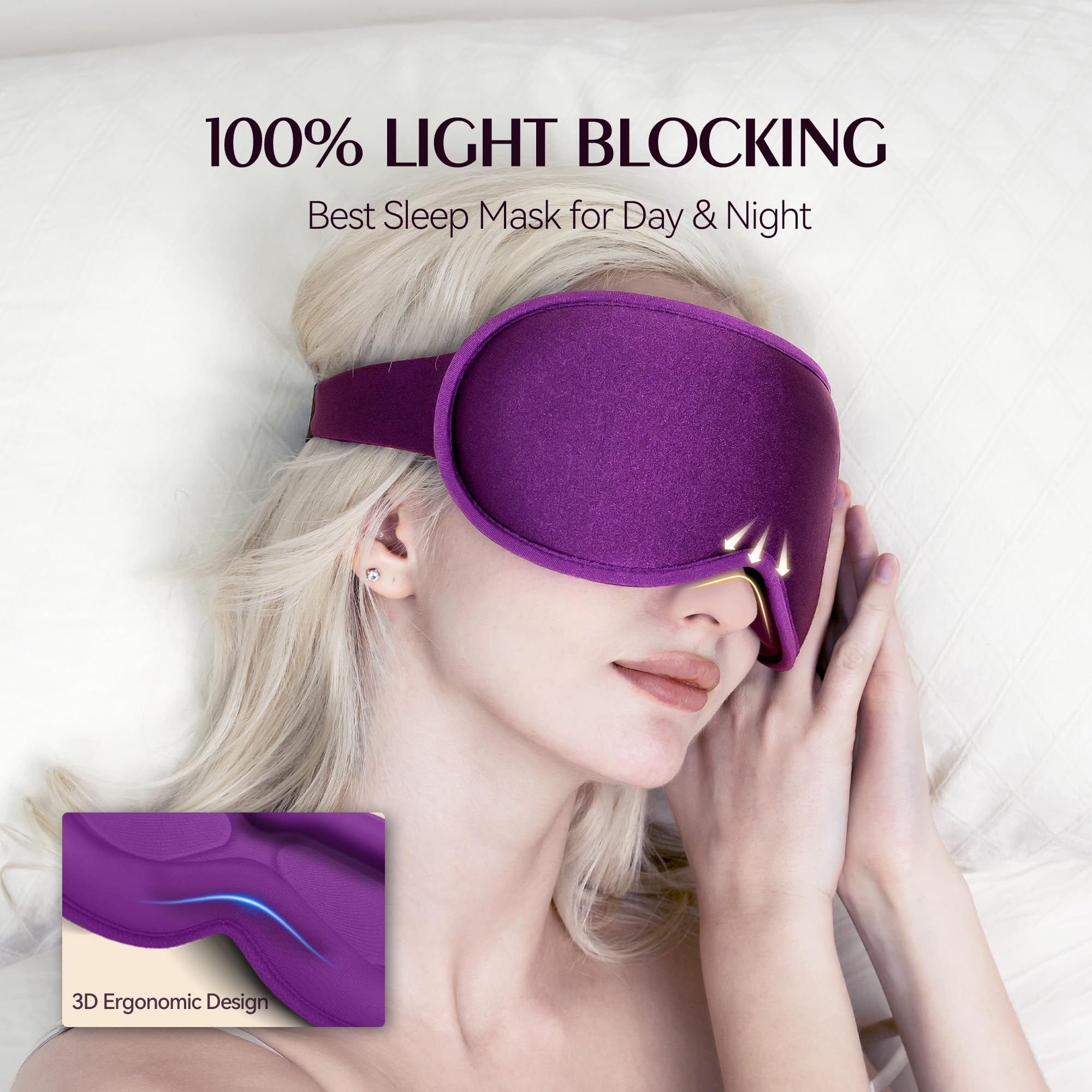 FACEMOON breathable memory foam texture for soft comfort.