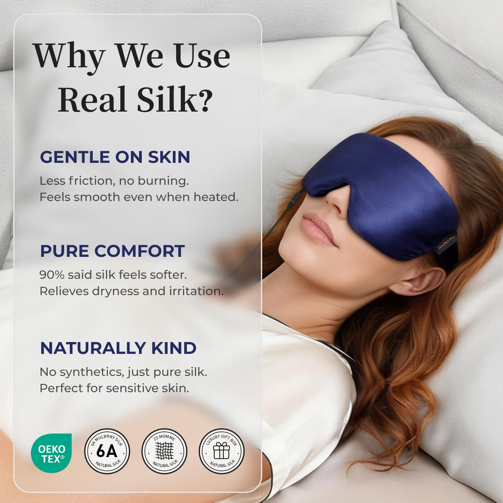 FACEMOON mask on pillow illustrating sleep-friendly use