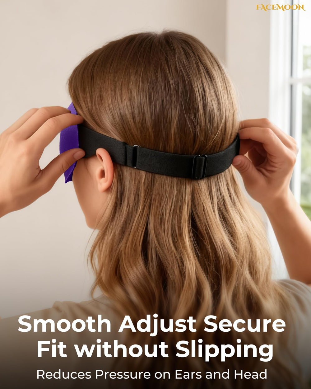 FACEMOON purple travel mask adds a stylish color to your kit