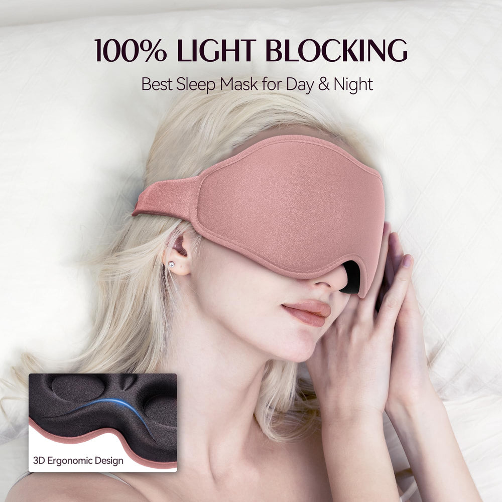 FACEMOON nose bridge design minimizes light leaks for darkness.