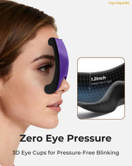 FACEMOON blackout sleep mask delivers complete darkness for side sleeping