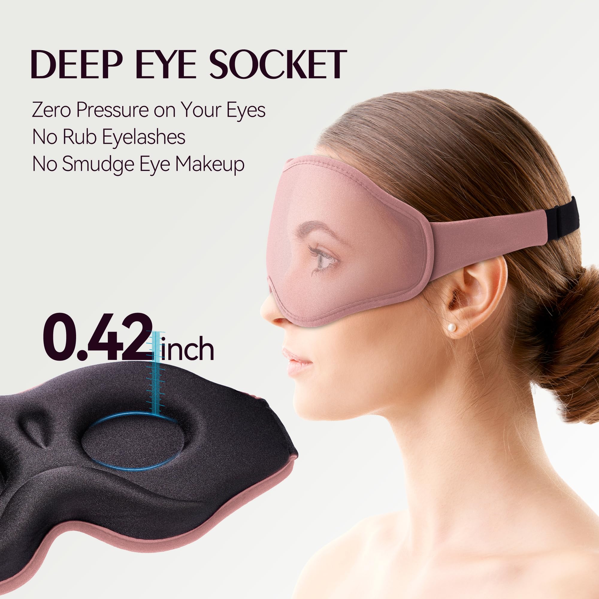 FACEMOON breathable mask stays cool and comfortable all night.