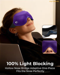 FACEMOON contoured strap minimizes ear pressure and hair snagging
