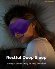 FACEMOON zero-pressure sleep mask designed to protect lashes and makeup