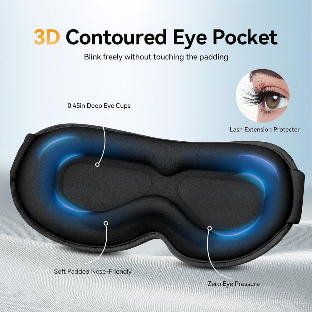 Soft wide adjustable strap stays in place without pressure.