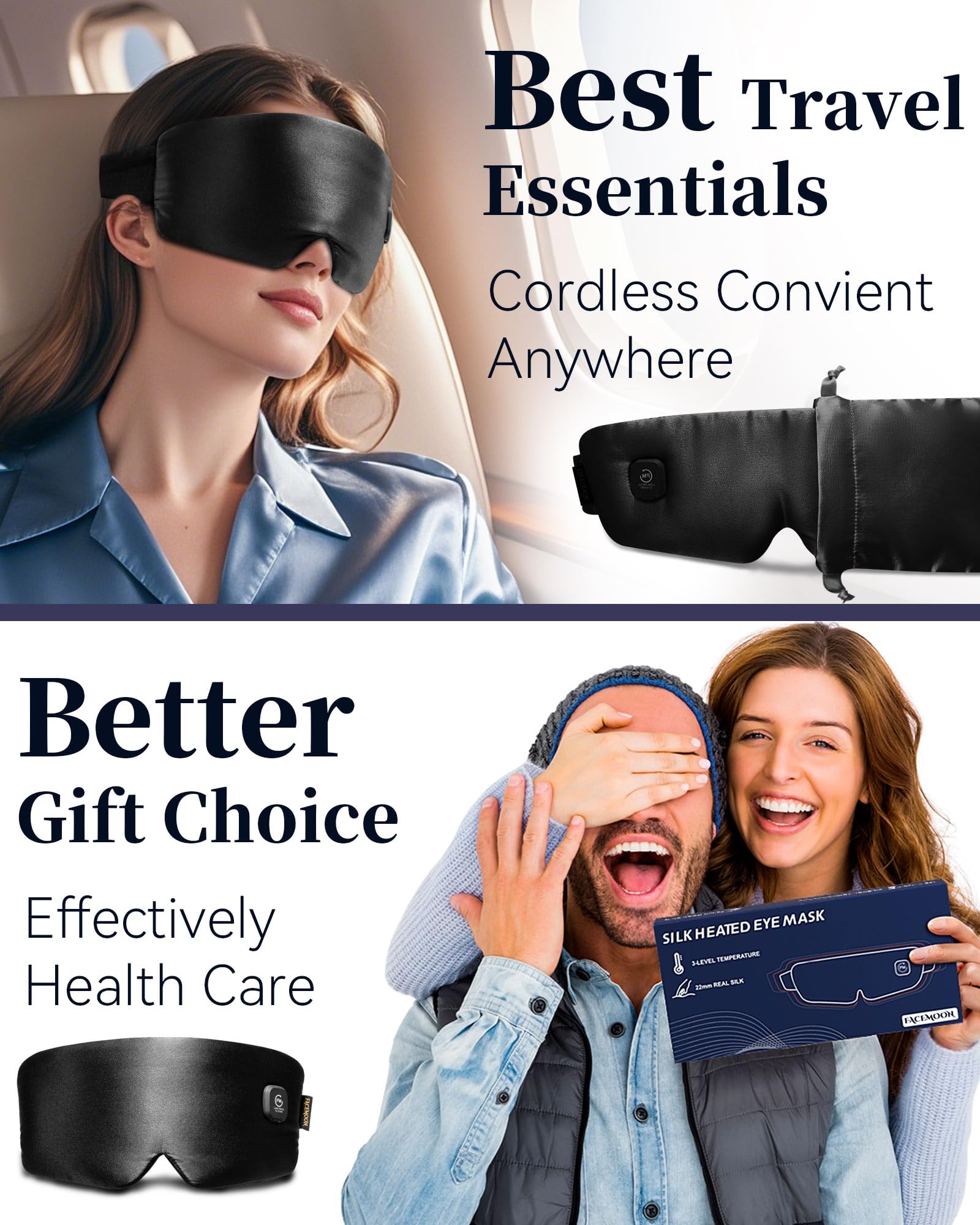 FACEMOON travel-friendly design fits in a bag for airport use.