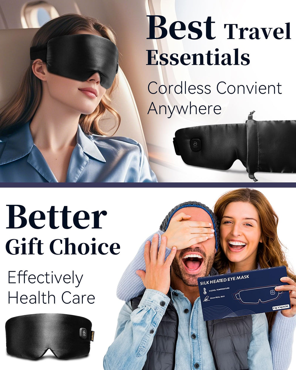 FACEMOON travel-friendly design fits in a bag for airport use.