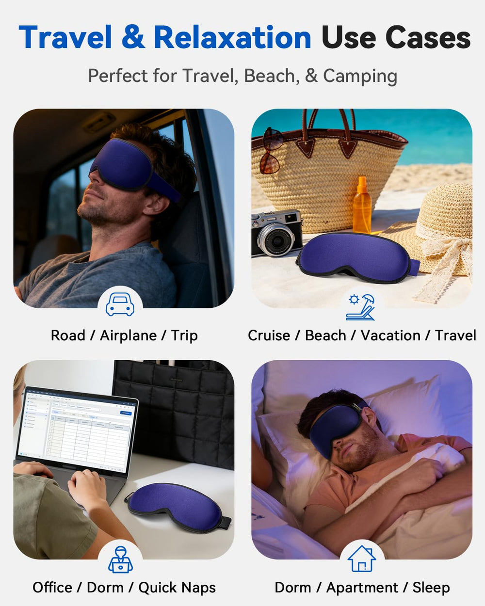 FACEMOON Washable Eye Mask is easy to clean after travel