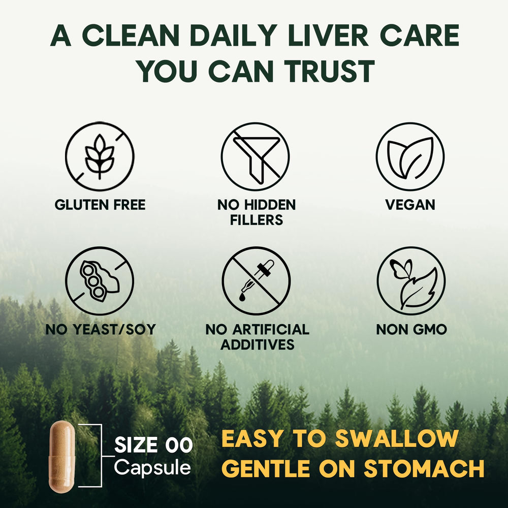Facime packaging showcases USA-made liver support capsules.