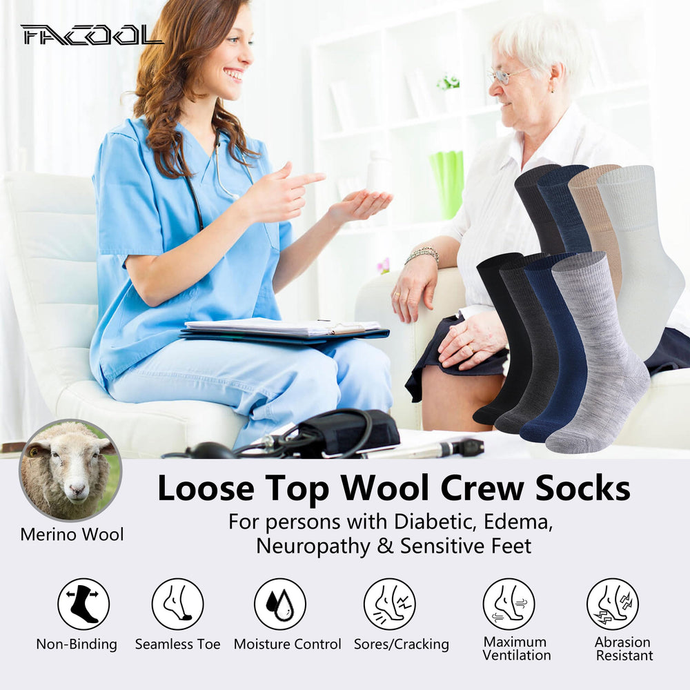 Facool cushioned heel-toe protection supports steady steps
