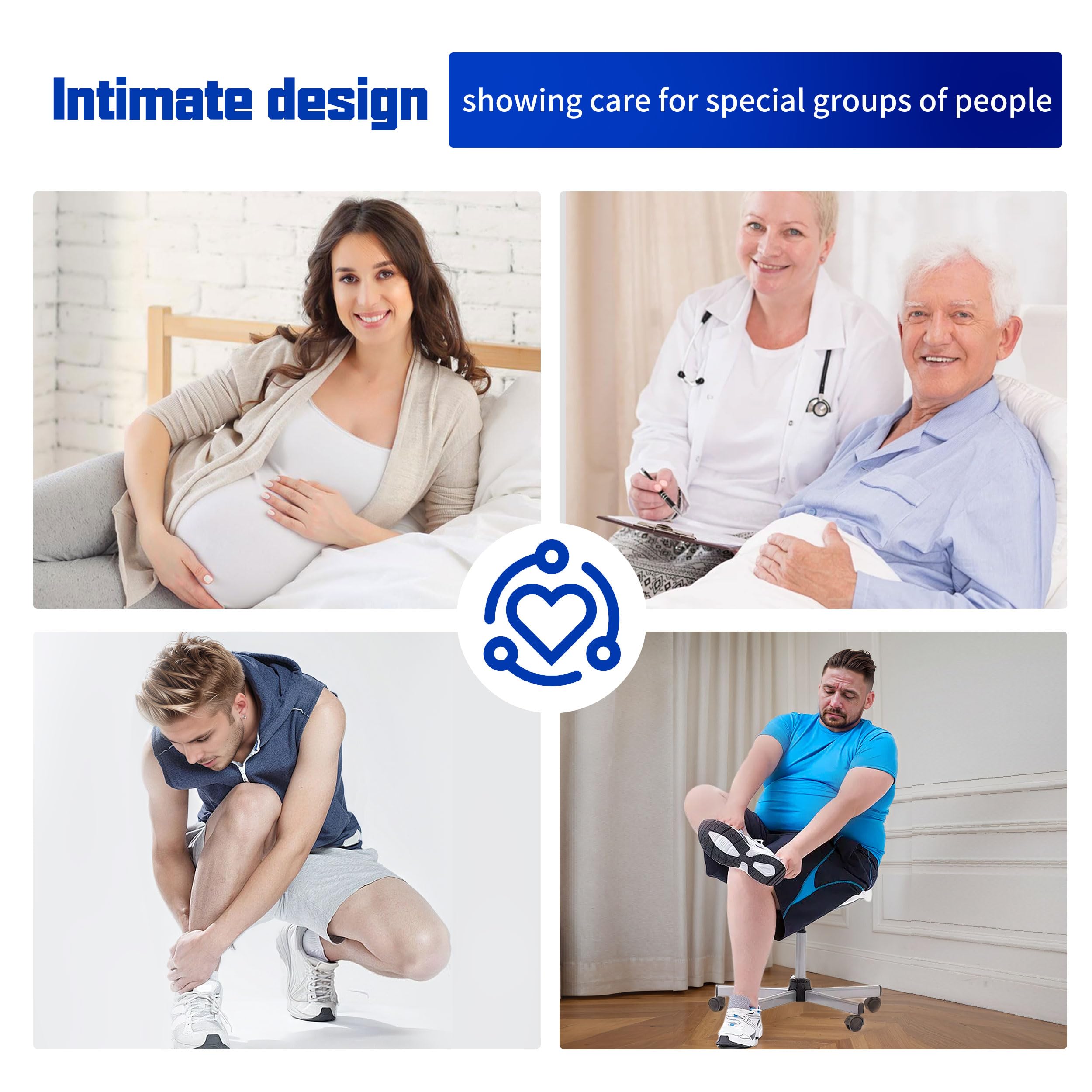 Facool easy-pull-on diabetic socks for quick, painless wearing.