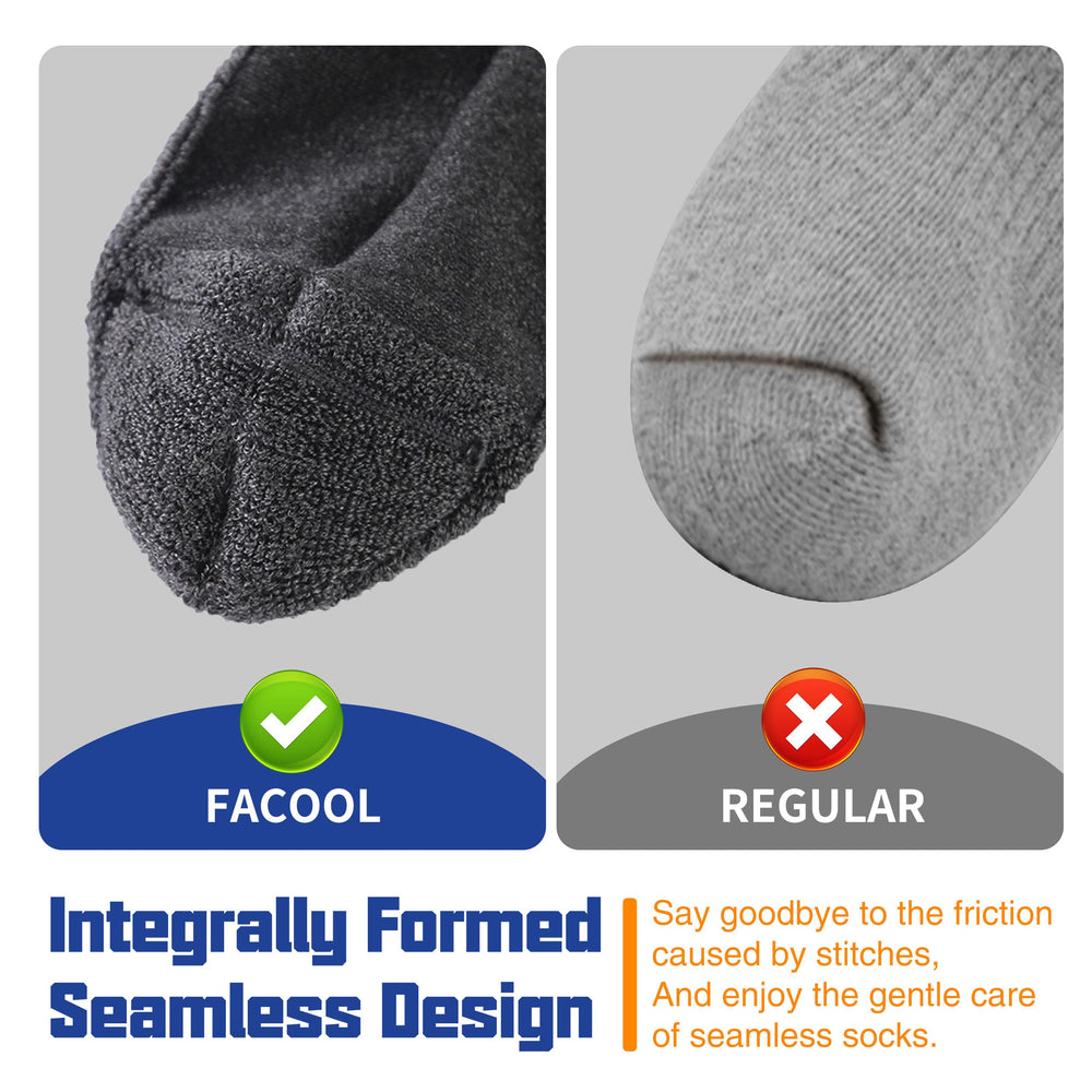 Facool relaxed top diabetic sock design stays up without constriction