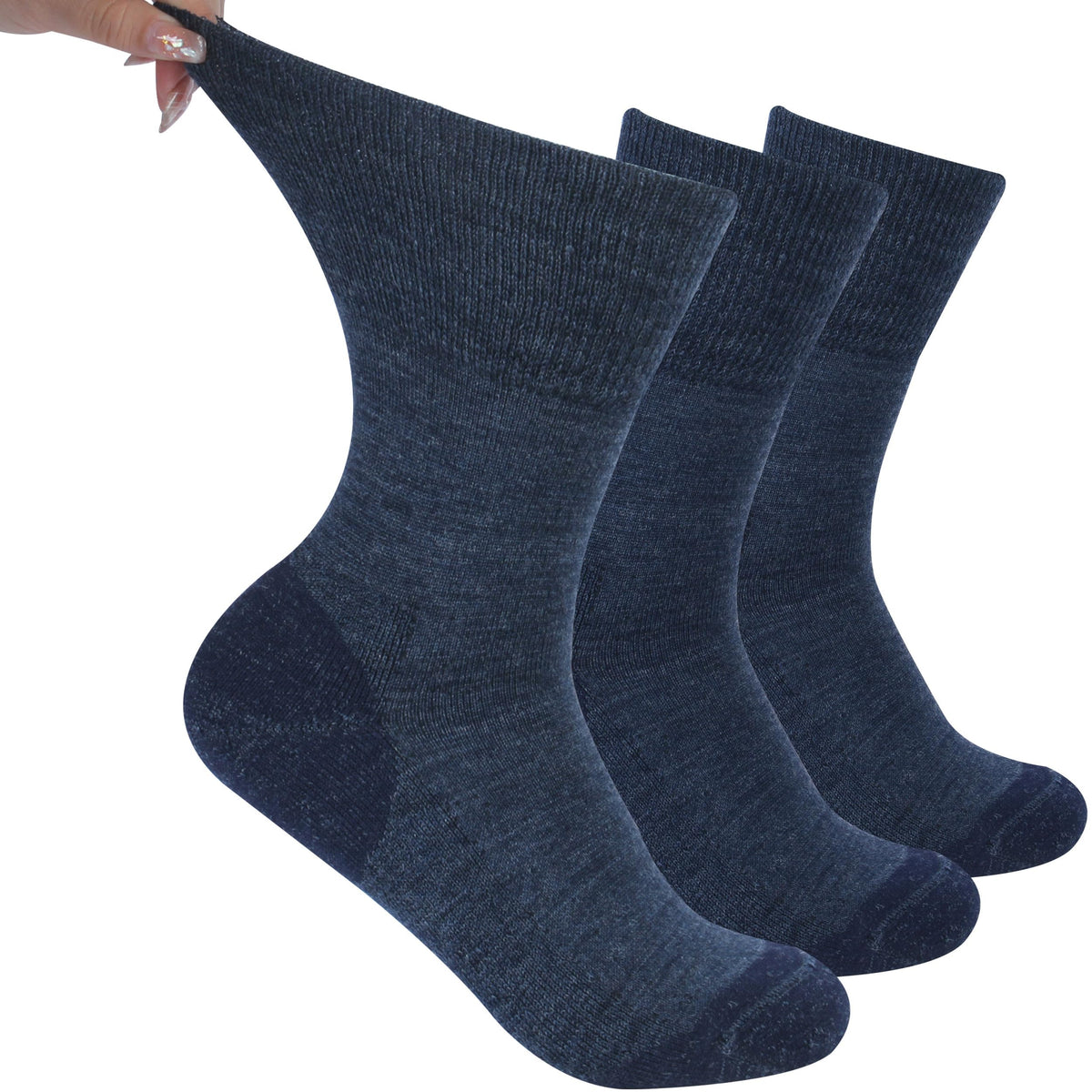 Facool diabetic socks with soft merino wool for all-day comfort