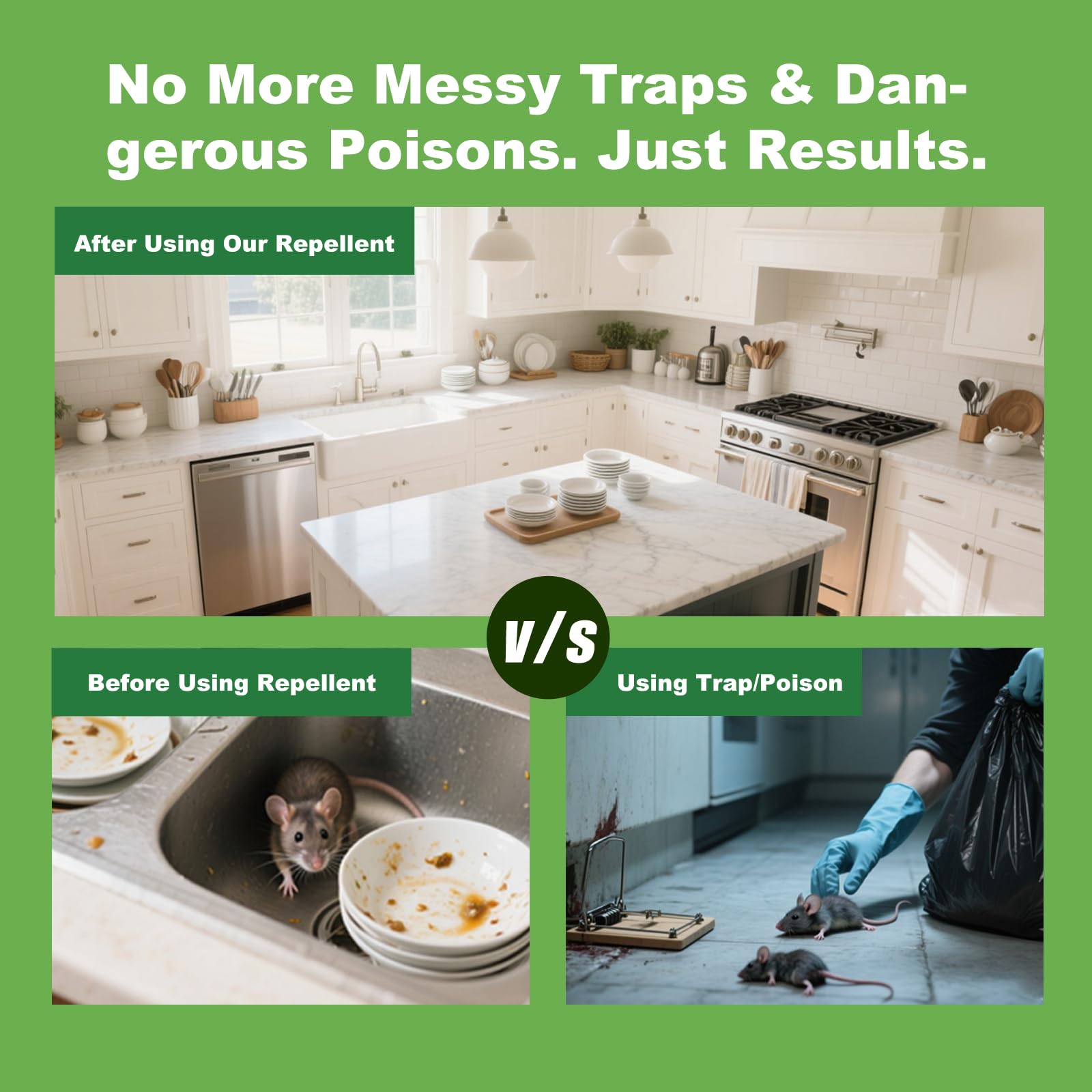 Failpest scent-deterrent sachets laid out for versatile placement options.