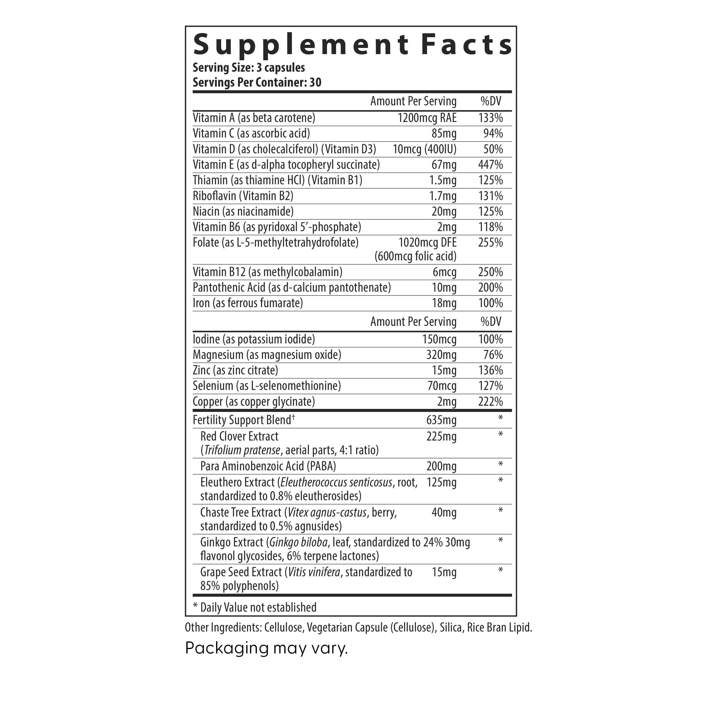 FertilAid for Women dietary supplement scene on desk
