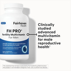 FH Pro Men capsules pack showing easy daily fertility support