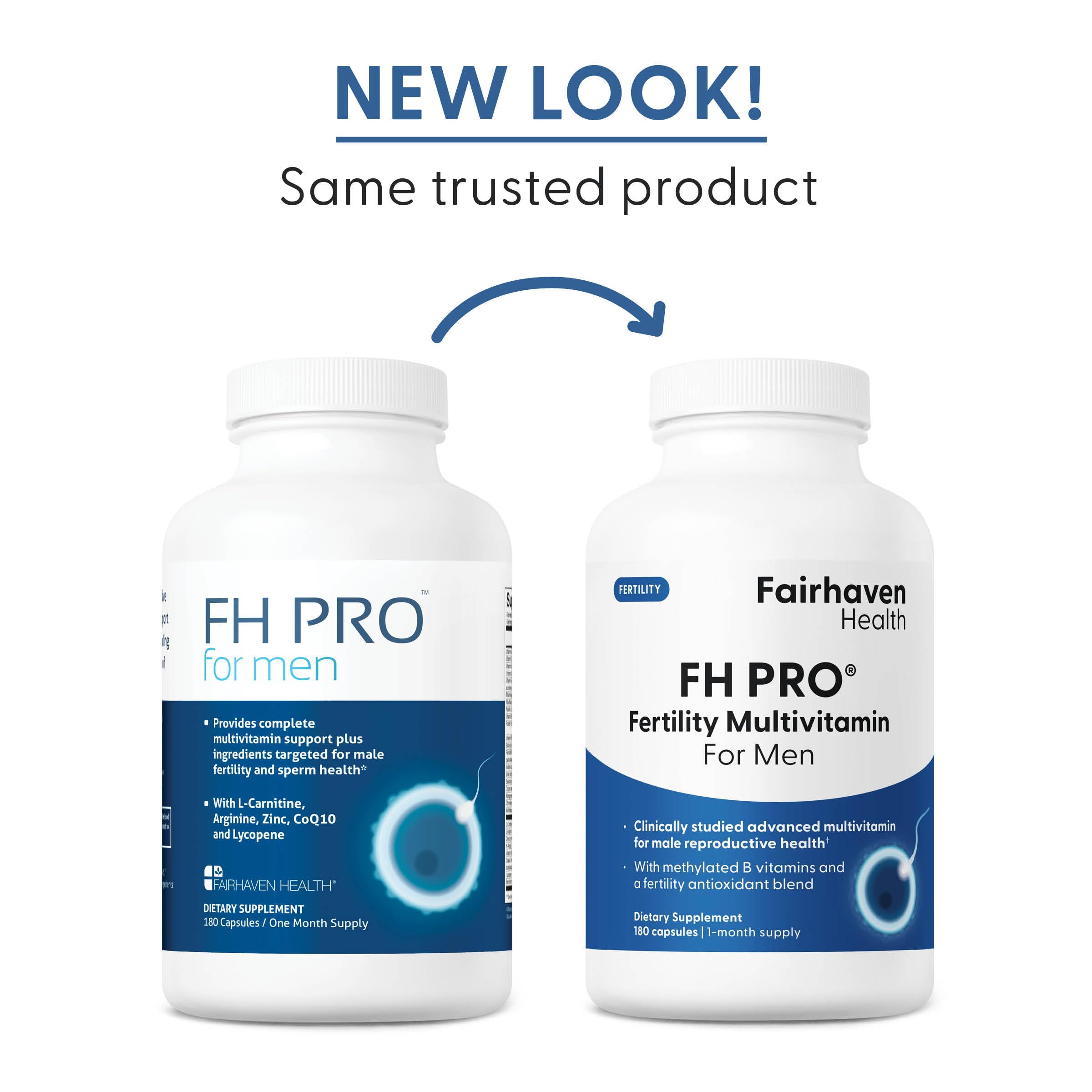FH Pro Men in use during a routine preconception wellness routine