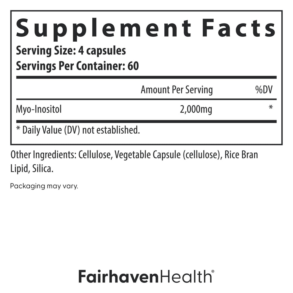 Packaging shows gluten-free, dairy-free, and soy-free badge for Fairhaven Health product