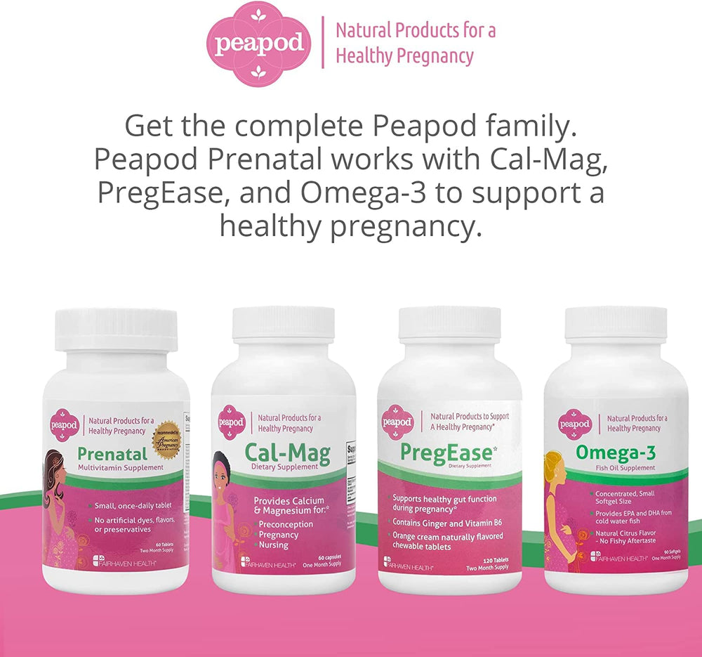 Two-month supply bottle illustrating value and ongoing pregnancy support.