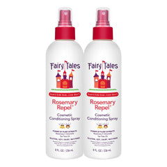 Fairy Tales Rosemary Repel daily spray bottle detangles hair with kid friendly scent.