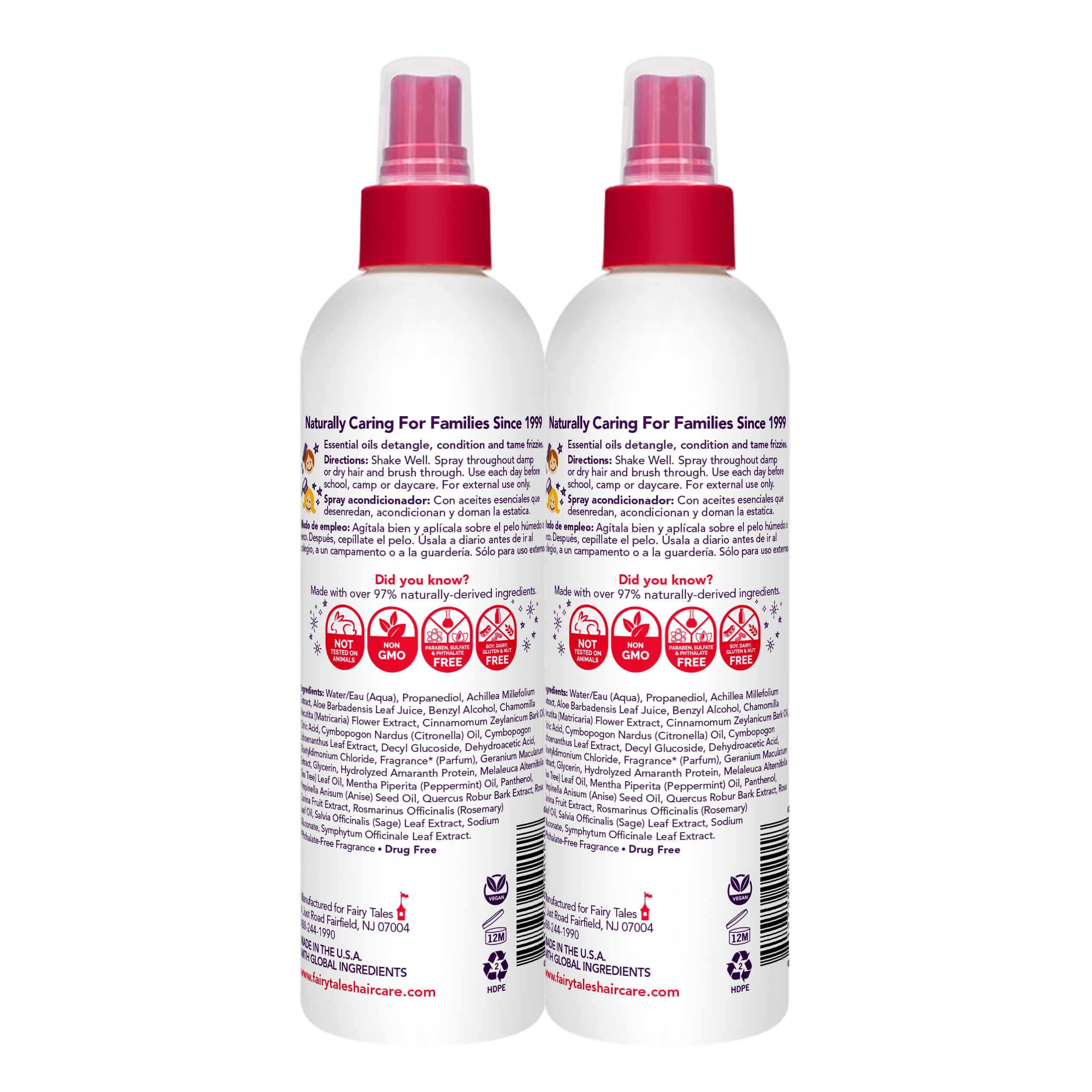 Fairy Tales Rosemary Repel leaves essential oil blend highlights natural fragrance.